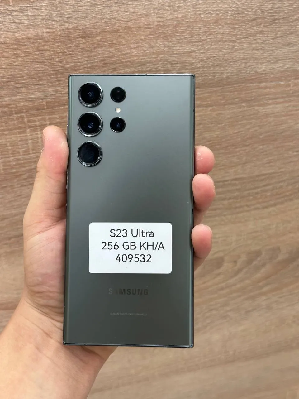Samsung S23 Ultra — 256 GB — Kulrang
